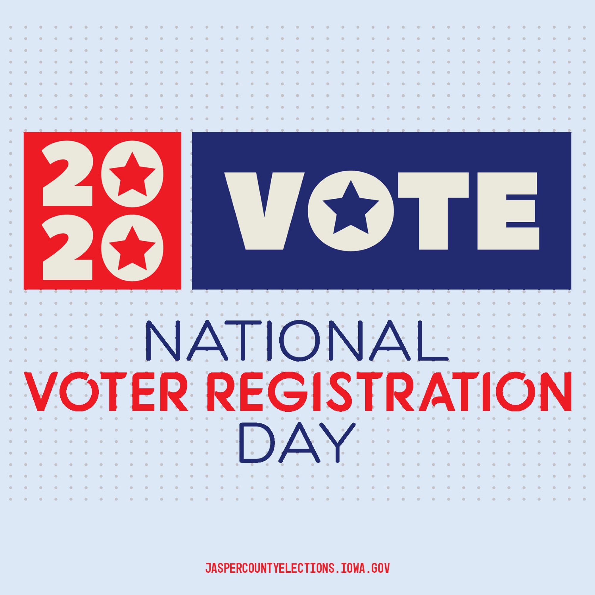 Happy National Voter Registration Day! - News - Elections - Jasper